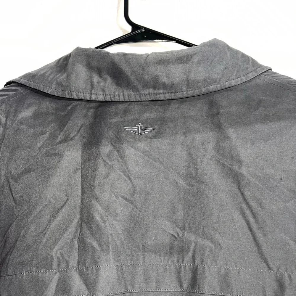 Dockers Iron Grey Men’s Jacket Size XXL Plaid Lined Zip Up‎ Front - Picture 4 of 14